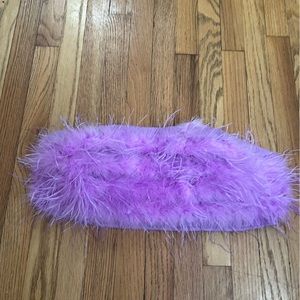 Boohoo feather top
